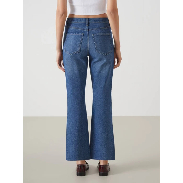 LCW Jeans İNDİGO Mars Flare Kadın Jean Pantolon