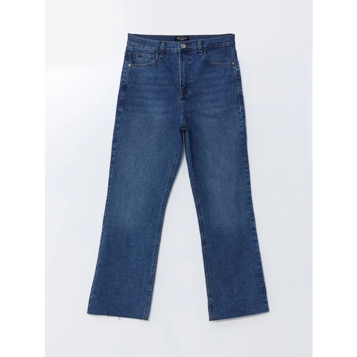 LCW Jeans İNDİGO Mars Flare Kadın Jean Pantolon