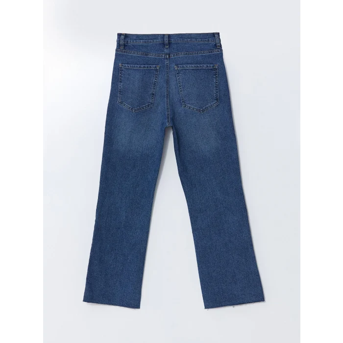 LCW Jeans İNDİGO Mars Flare Kadın Jean Pantolon