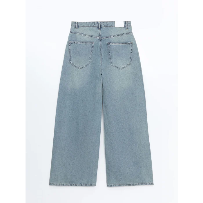 XSIDE MAVİ Wideleg Kadın Jean Pantolon