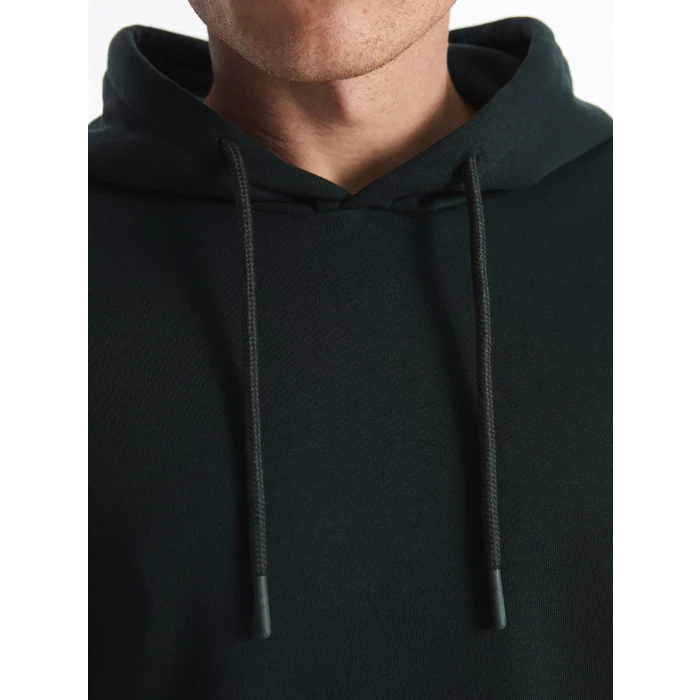 LCW Casual YEŞİL Uzun Kollu Erkek Kalın Hoodie