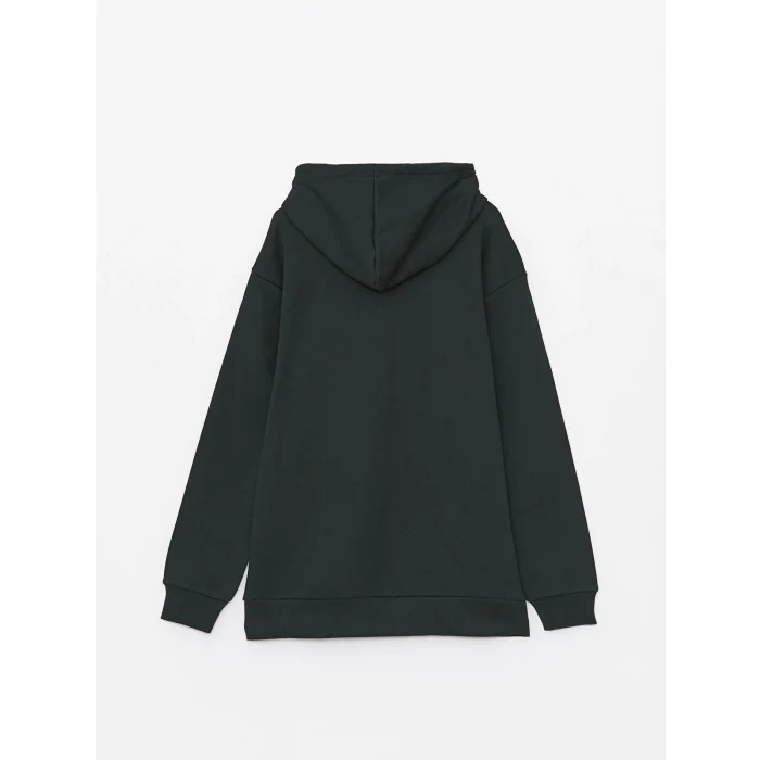 LCW Casual YEŞİL Uzun Kollu Erkek Kalın Hoodie