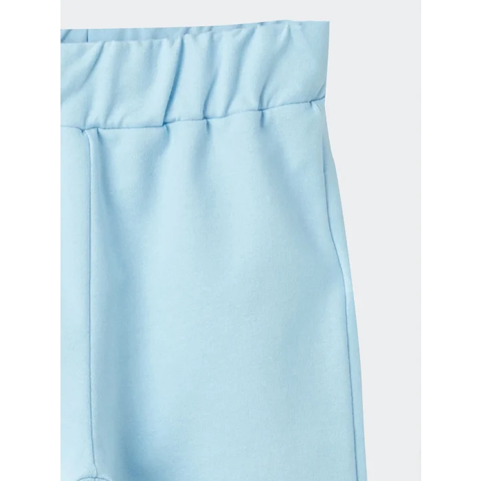 LCW Kids EKRU Bisiklet Yaka Baskılı Uzun Kollu Kız Çocuk Sweatshirt ve Tayt