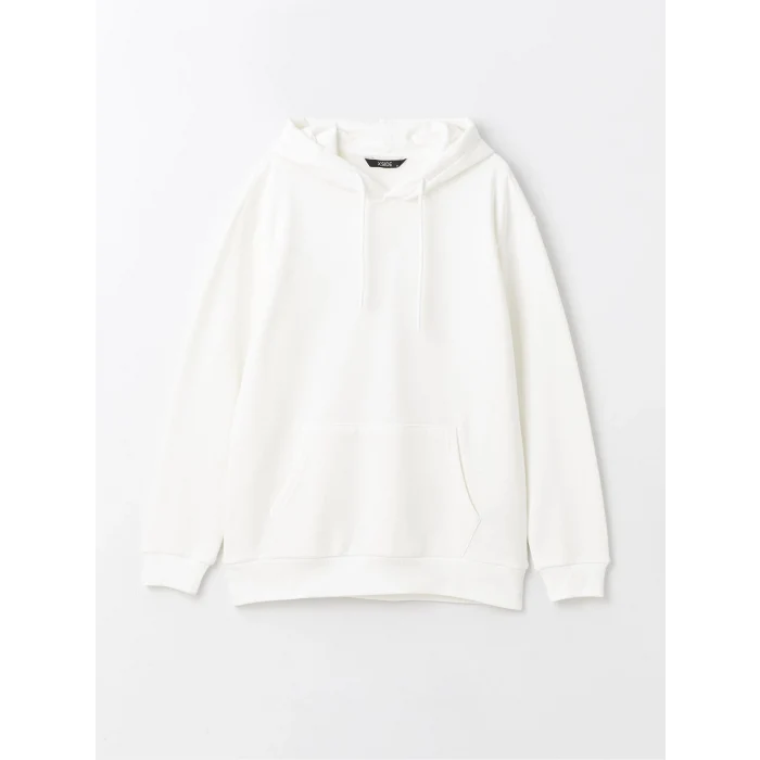 LCW Casual EKRU Uzun Kollu Erkek Kalın Hoodie