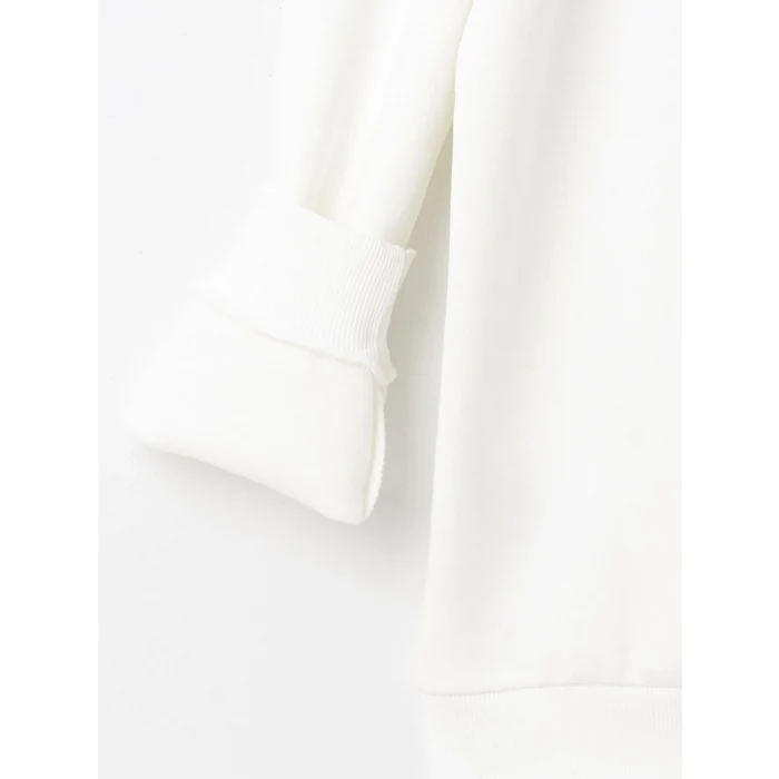 LCW Casual EKRU Uzun Kollu Erkek Kalın Hoodie