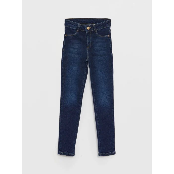 LCW Kids İNDİGO Skinny Fit Kız Çocuk Jean Pantolon