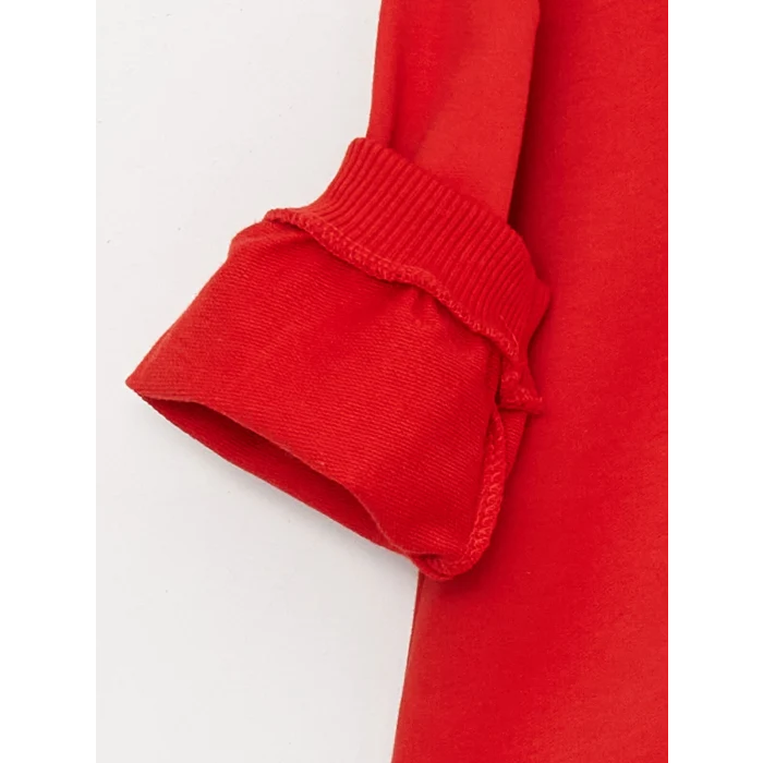 Linalin by Pelin Akil KIRMIZI Bebe Yaka Kız Bebek Elbise