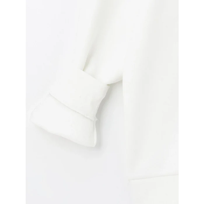 LCW Casual EKRU Bisiklet Yaka Uzun Kollu Erkek Kalın Sweatshirt