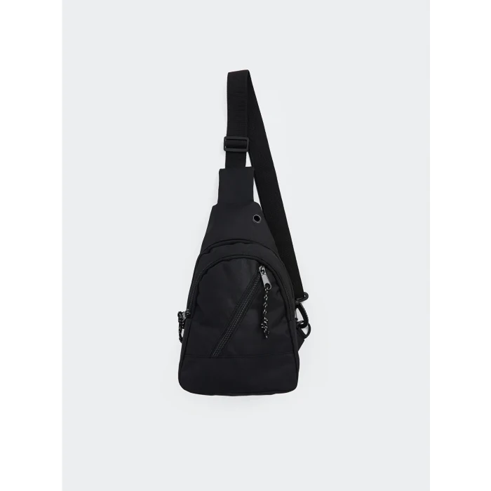 LCW ACCESSORIES SİYAH Düz Erkek Göğüs Çantası