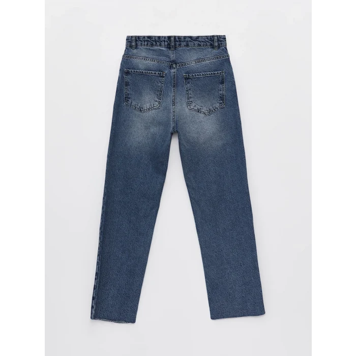 LCW Jeans İNDİGO Straight Fit Kadın Jean Pantolon