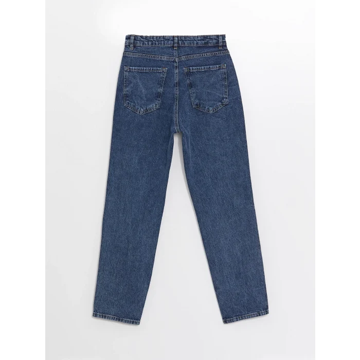 LCW Jeans İNDİGO Mom Fit Kadın Jean Pantolon