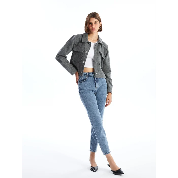 LCW Jeans İNDİGO Mom Fit Kadın Jean Pantolon