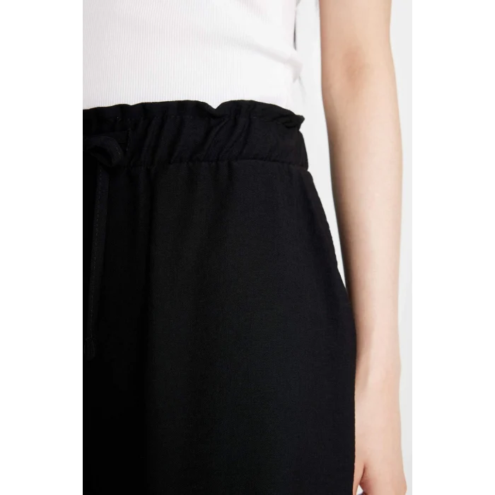 Defacto A6764 Siyah Kapri Düz Paça Kapri