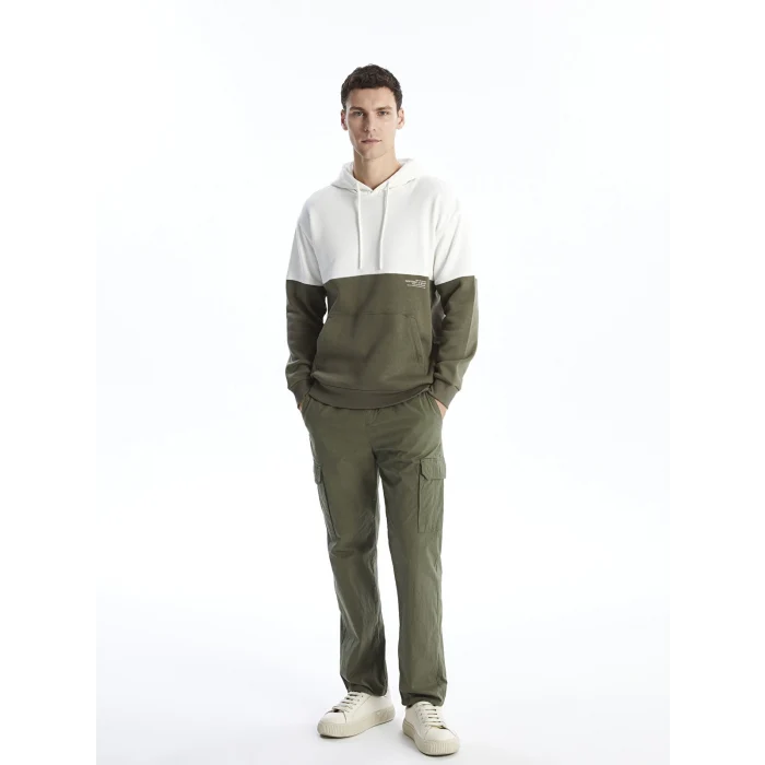 LCW Casual HAKİ Standart Kalıp Poplin Erkek Pantolon