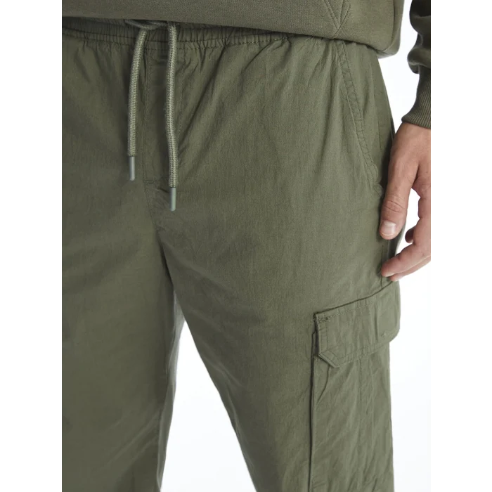 LCW Casual HAKİ Standart Kalıp Poplin Erkek Pantolon