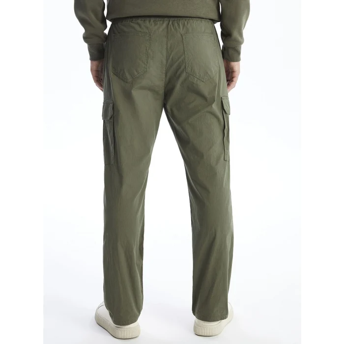 LCW Casual HAKİ Standart Kalıp Poplin Erkek Pantolon