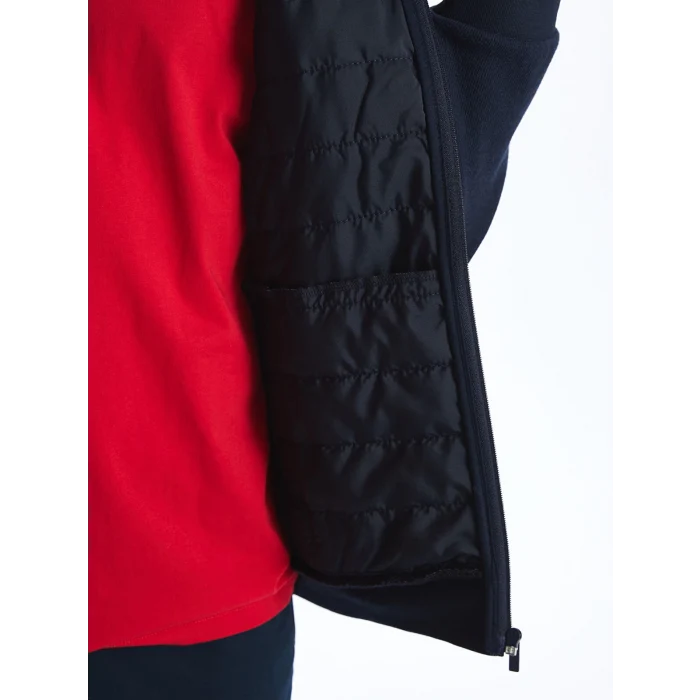 LCWAIKIKI Classic LACİVERT Rahat Kalıp Dik Yaka Erkek Hırka