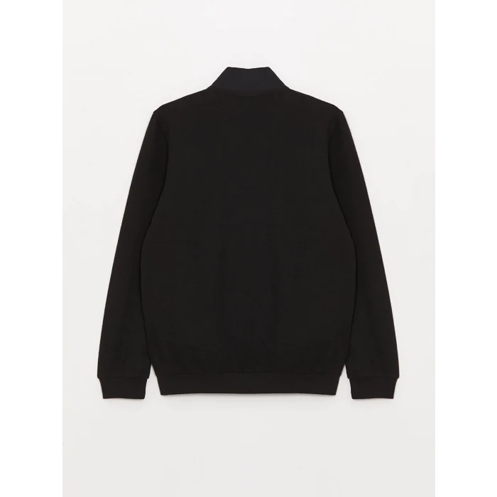 LCWAIKIKI Classic SİYAH Rahat Kalıp Dik Yaka Erkek Hırka