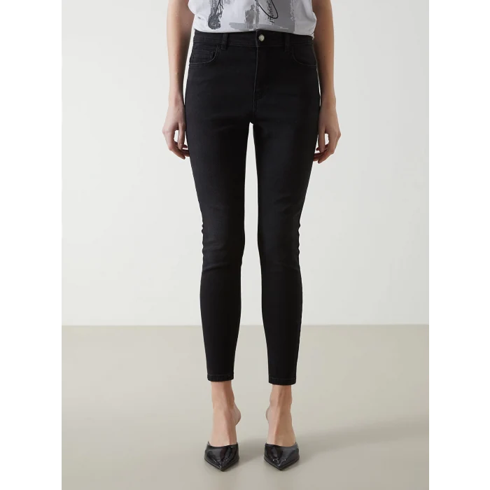 LCW Jeans SİYAH Push Up Kadın Jean Pantolon