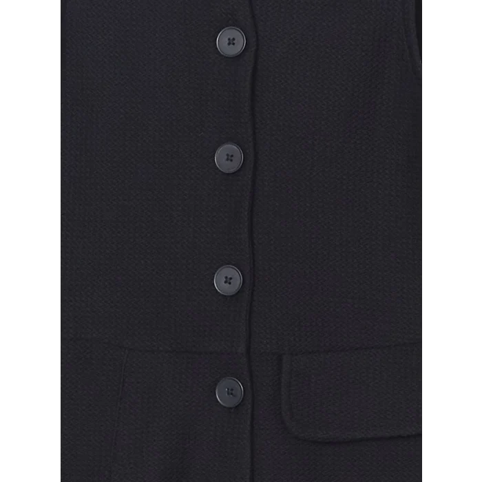 LCW Kids SİYAH V Yaka Kız Çocuk Elbise