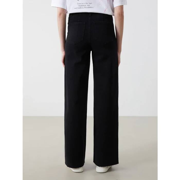 LCW Jeans SİYAH Wideleg Kadın Jean Pantolon