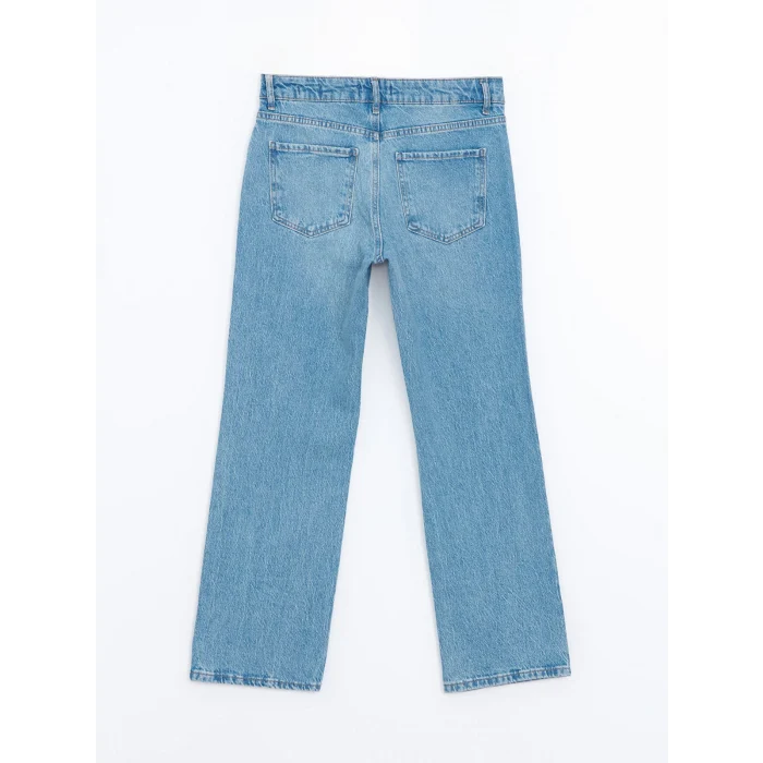 LCW Jeans İNDİGO Straight Fit Kadın Jean Pantolon