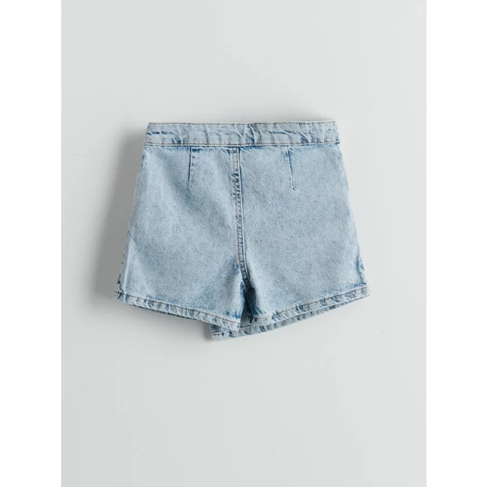 LCW Kids MAVİ Kız Çocuk Jean Şort Etek