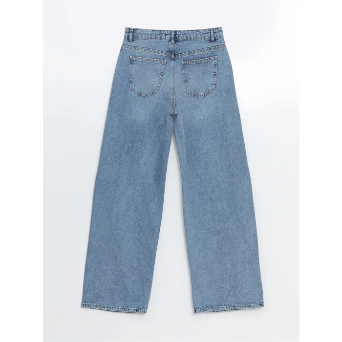 LCW Jeans İNDİGO Balloon Fit Kadın Jean Pantolon