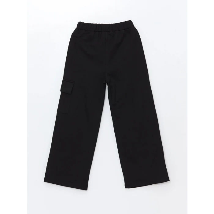 LCW Kids SİYAH Dik Yaka Kız Çocuk Eşofman Takımı