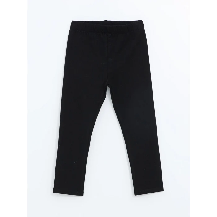 LCW Kids EKRU Bisiklet Yaka Elsa Baskılı Kız Çocuk Sweatshirt ve Tayt 2li Takım