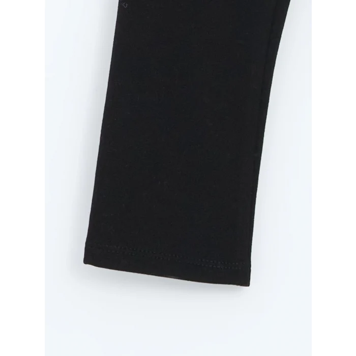 LCW Kids EKRU Bisiklet Yaka Elsa Baskılı Kız Çocuk Sweatshirt ve Tayt 2li Takım