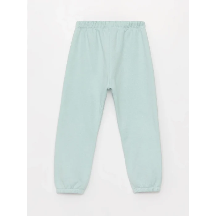 LCW baby TURKUAZ Kapüşonlu Uzun Kollu Basic Kız Bebek Sweatshirt ve Eşofman Alt 2li Takım