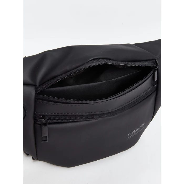 LCW ACCESSORIES SİYAH Fermuarlı Erkek Bel Çantası