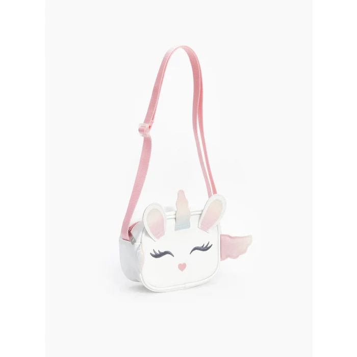 LCW ACCESSORIES EKRU 3 Boyutlu Kız Çocuk Omuz Çantası
