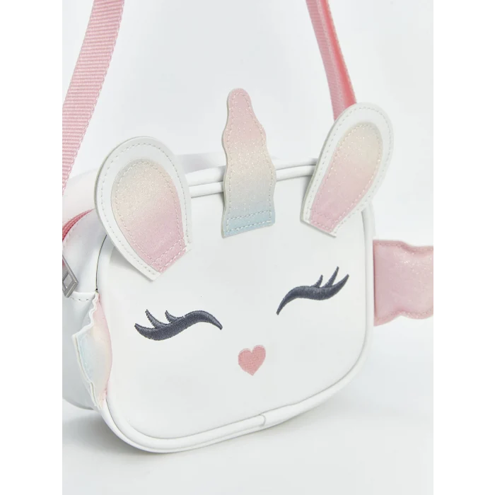 LCW ACCESSORIES EKRU 3 Boyutlu Kız Çocuk Omuz Çantası