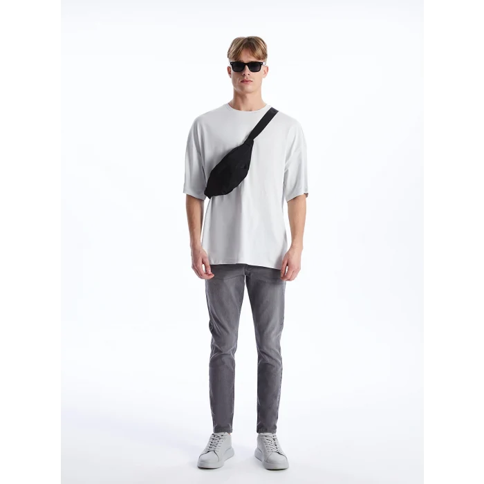 LCW ACCESSORIES SİYAH Fermuarlı Erkek Bel Çantası