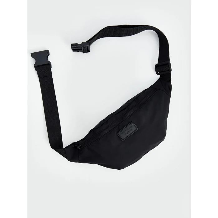 LCW ACCESSORIES SİYAH Fermuarlı Erkek Bel Çantası