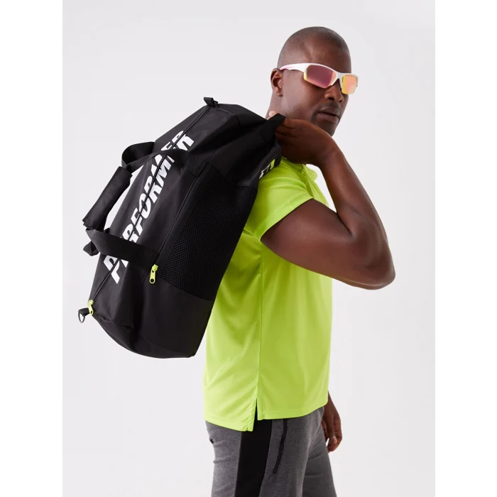 LCW ACCESSORIES SİYAH Çok Bölmeli Erkek Spor Çanta