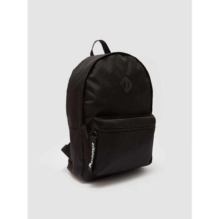 LCW ACCESSORIES SİYAH Düz Fermuarlı Erkek Sırt Çantası