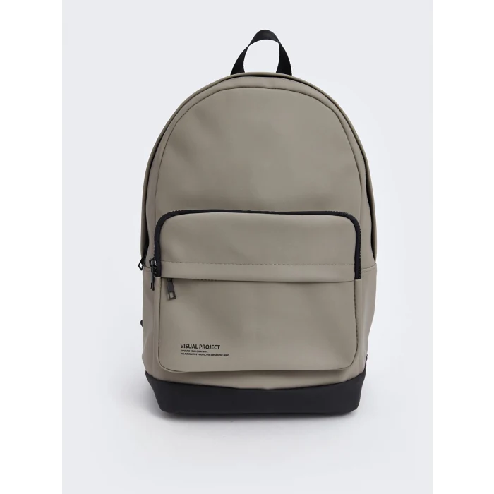 LCW ACCESSORIES BEJ Laptop Bölmeli Erkek Sırt Çantası