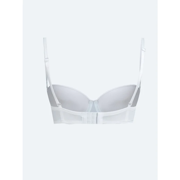 LCW DREAM BEYAZ Balenli Yarım Dolgulu Düz Straplez Sütyen