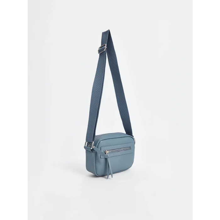 LCW ACCESSORIES MAVİ Deri Görünümlü Kadın Kol Çantası