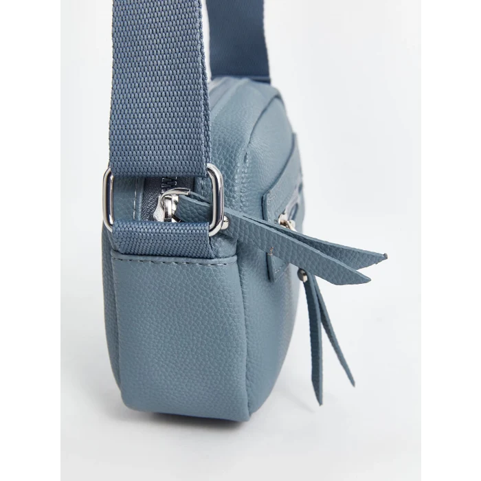 LCW ACCESSORIES MAVİ Deri Görünümlü Kadın Kol Çantası