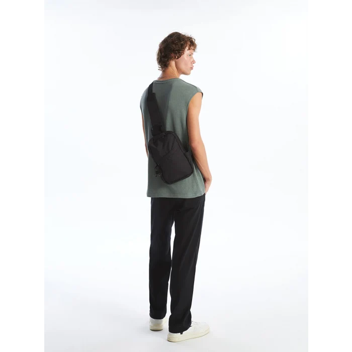 LCW ACCESSORIES SİYAH Düz Erkek Göğüs Çantası