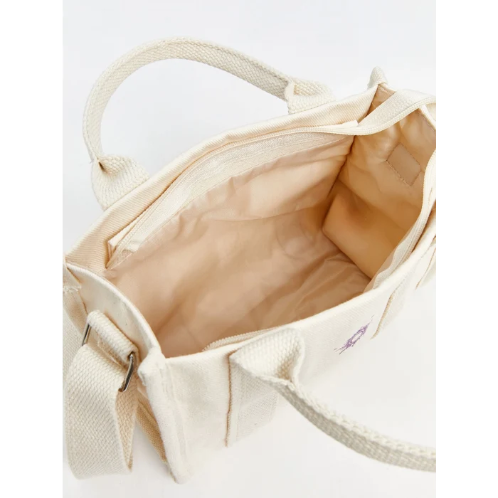 LCW ACCESSORIES EKRU Çıkarılabilir Askılı Kadın Omuz Çantası