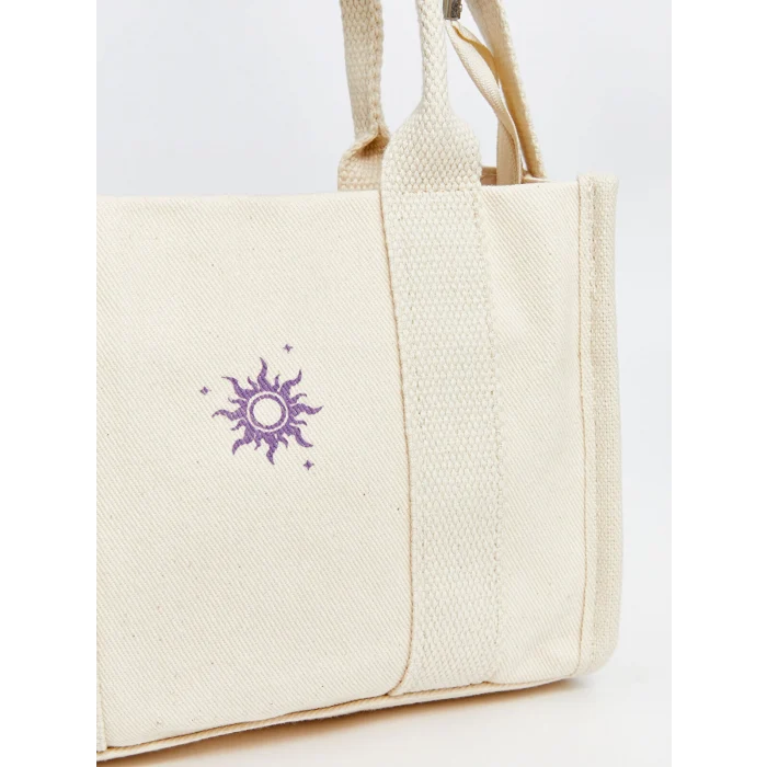 LCW ACCESSORIES EKRU Çıkarılabilir Askılı Kadın Omuz Çantası