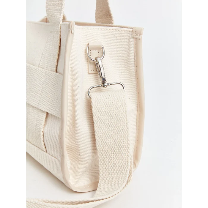 LCW ACCESSORIES EKRU Çıkarılabilir Askılı Kadın Omuz Çantası