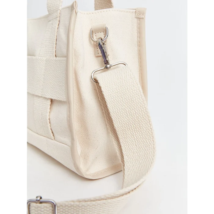 LCW ACCESSORIES EKRU Çıkarılabilir Askılı Kadın Omuz Çantası