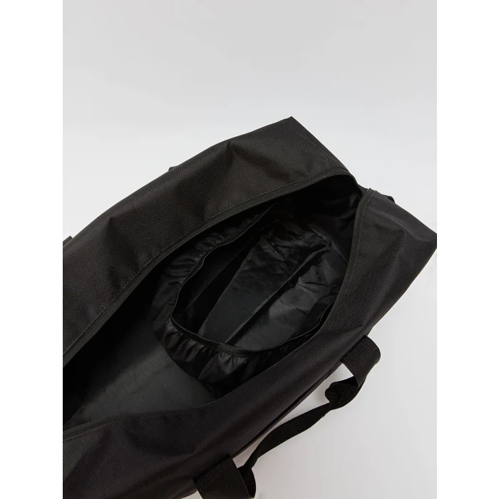 LCW ACCESSORIES SİYAH Yazı Baskılı Erkek Spor Çantası