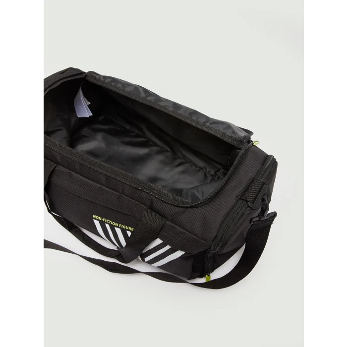 LCW ACCESSORIES SİYAH Baskılı Erkek Spor Çantası